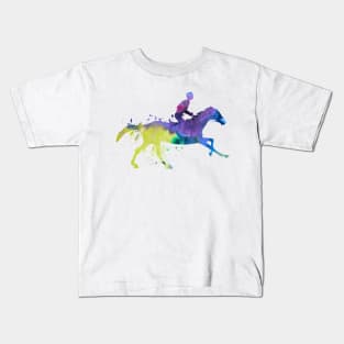 Horse and jockey Kids T-Shirt